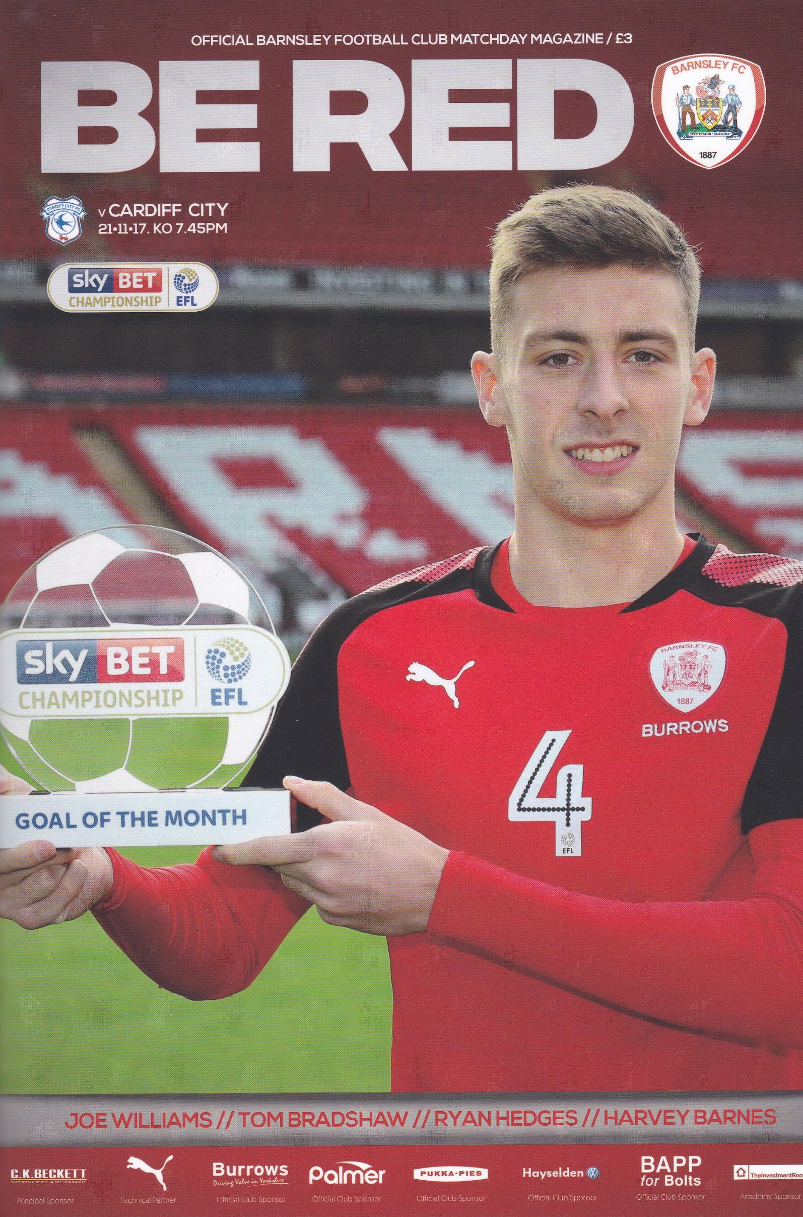 BARNSLEY v CARDIFF CITY 2017/18